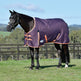 Weatherbeeta ComFiTec Essential Standard Neck Medium Turnout #colour_plum-orange-grey