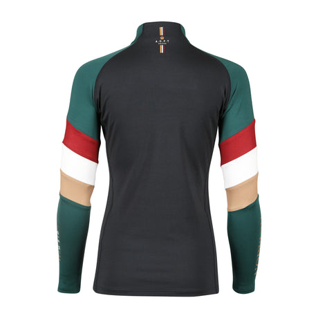 Shires Aubrion Team Long Sleeve Girls Base Layer #colour_black