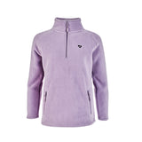 Shires Aubrion Young Rider Restore Half Zip Fleece #colour_mauve