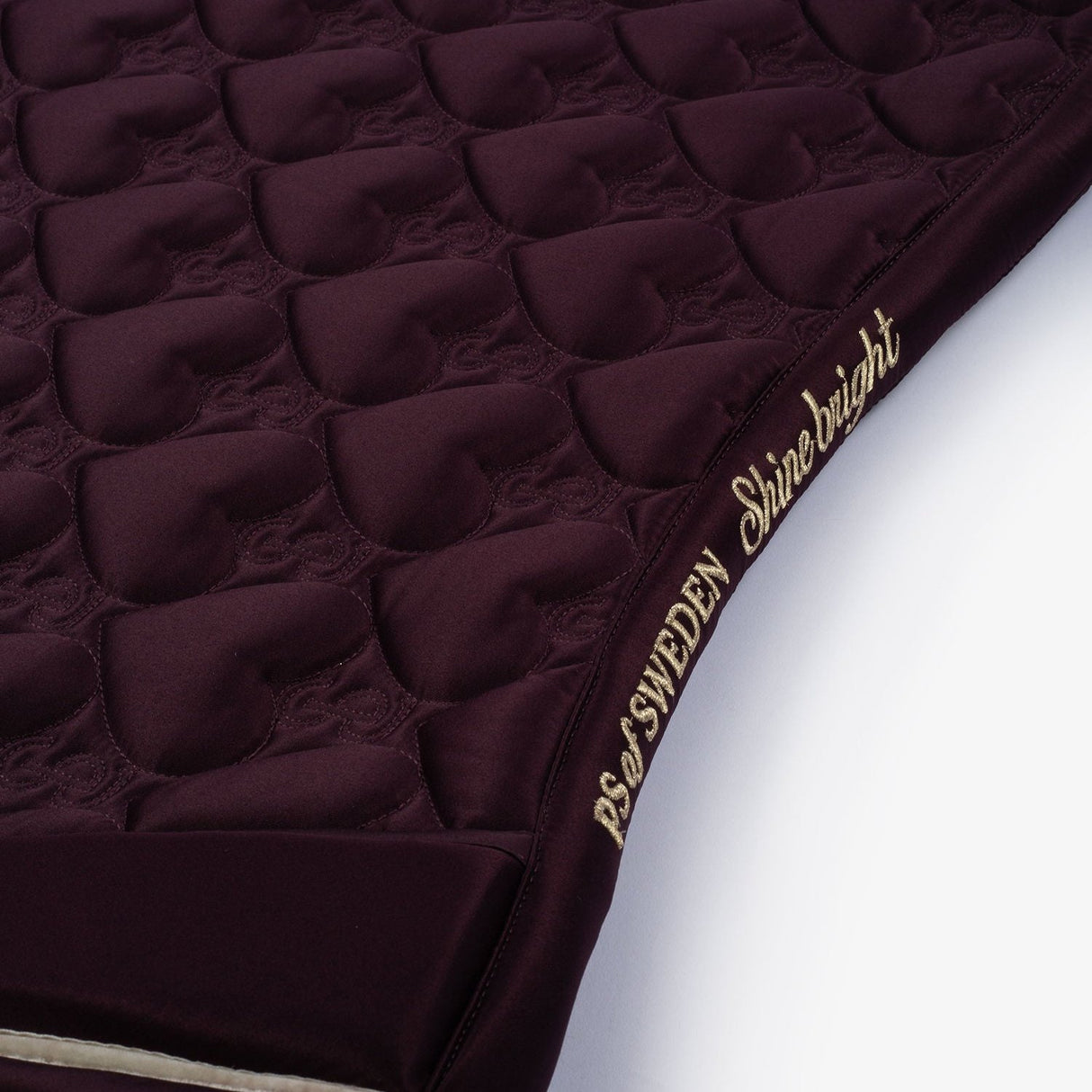 PS of Sweden Heart Jump Saddle Pad #colour_plum