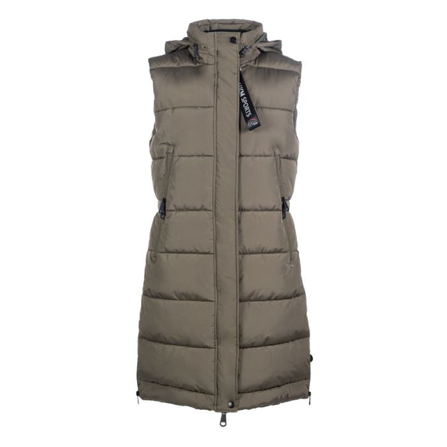 HKM Long Vest -Misty #colour_khaki