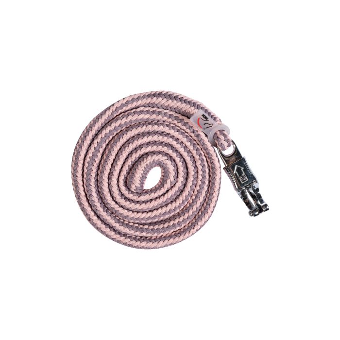 HKM Lead Rope -Catherine- With Panic Hook #colour_mauve-light-rose