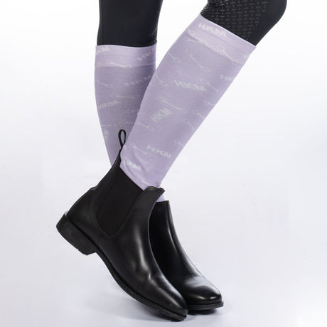 HKM Riding Socks -Mellow- #colour_lilac