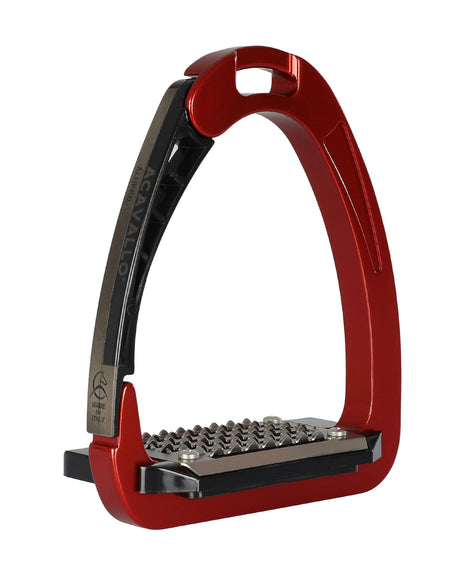 Acavallo Arena AluPro Stirrups #colour_red