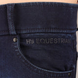 Hy Equestrian Elevate Mizs Denim Breeches #colour_dark-blue