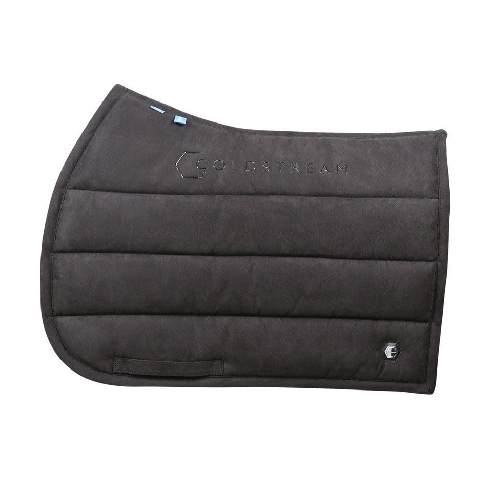 Coldstream Belford Suede GP Saddle Pad #colour_black