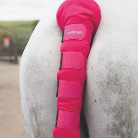 Shires ARMA Padded Tail Guard #colour_pink