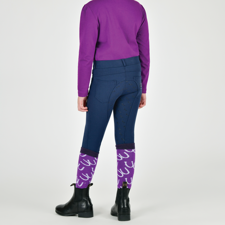 Dublin Kids Cammy Comfort Twill Breeches #colour_naval-academy