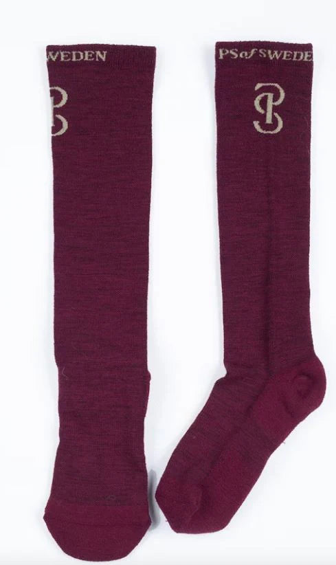 PS of Sweden Marion Merino Socks #colour_plum