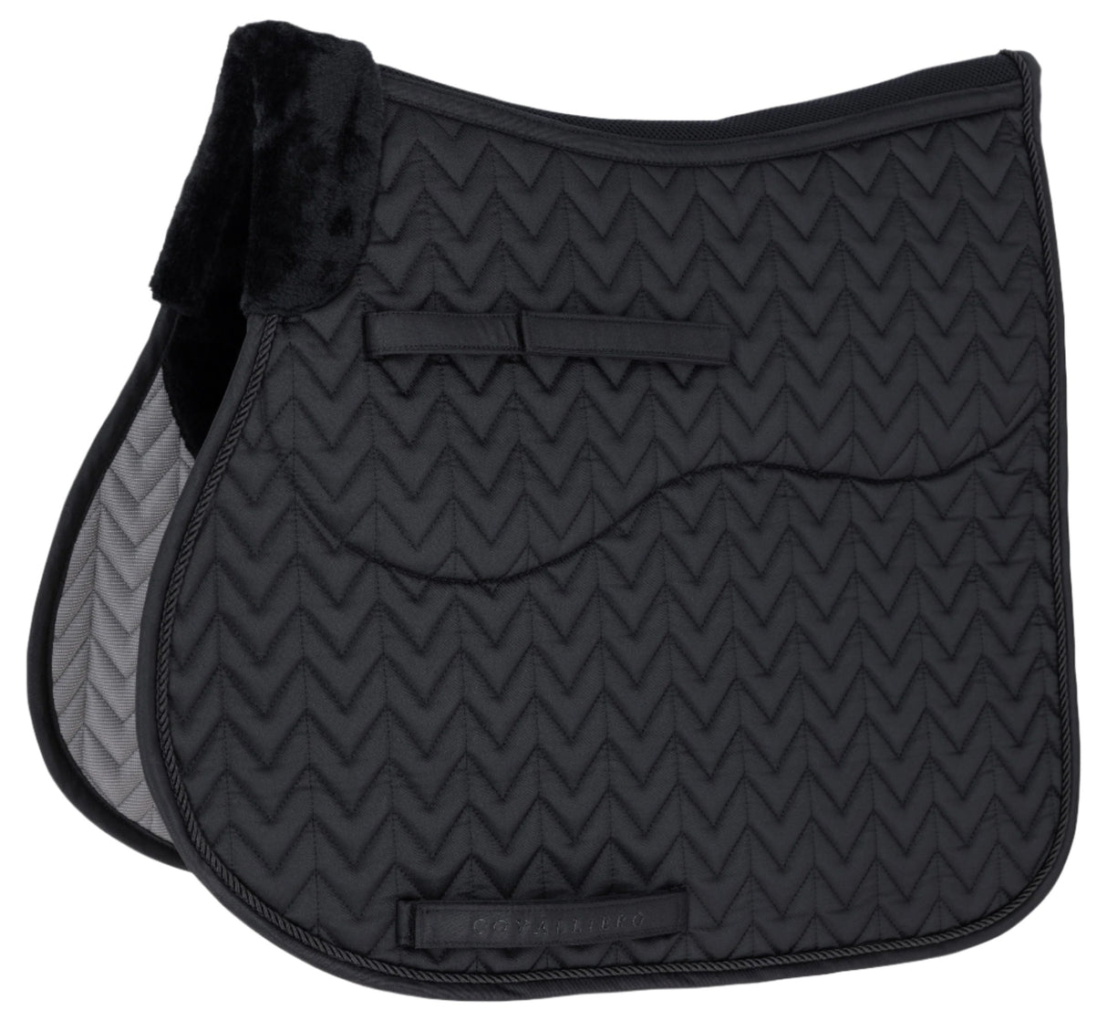 Covalliero Jump Saddle Pad #colour_black