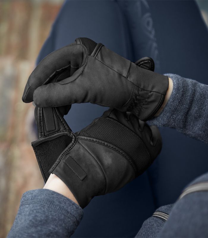 E.L.T Magnetize Winter Riding Glove #colour_black