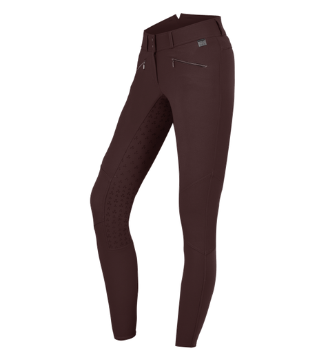 E.L.T Ladies Hella High Waist Silicone Breeches #colour_maroon