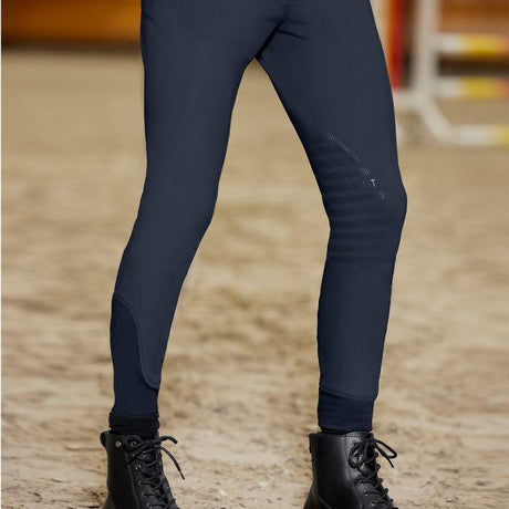 E.L.T Men's Mailo Knee Silicone Breeches #colour_deep-blue