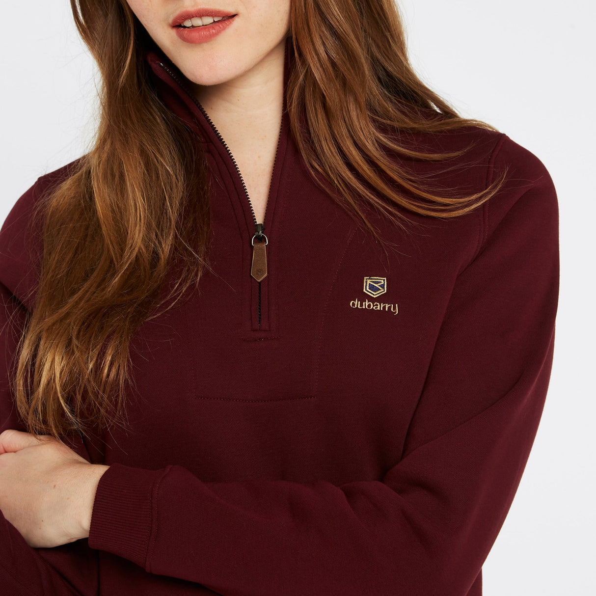 Dubarry Womens Castlemartyr Sweatshirt #colour_ox-blood