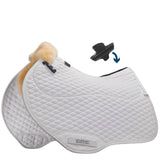 Stubben Streamline Lambswool Close Contact Jumping Pad #colour_white