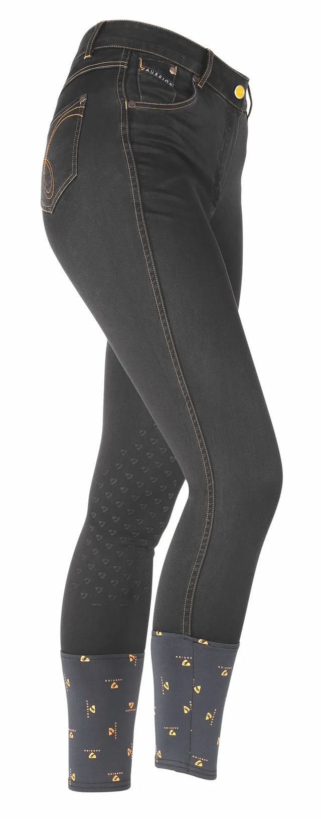 Shires Aubrion Putney Ladies Denim Breeches #colour_black