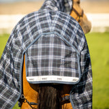 Horseware Ireland Rhino Plus with Vari Layer Heavy 450g #colour_navy-check-indigo