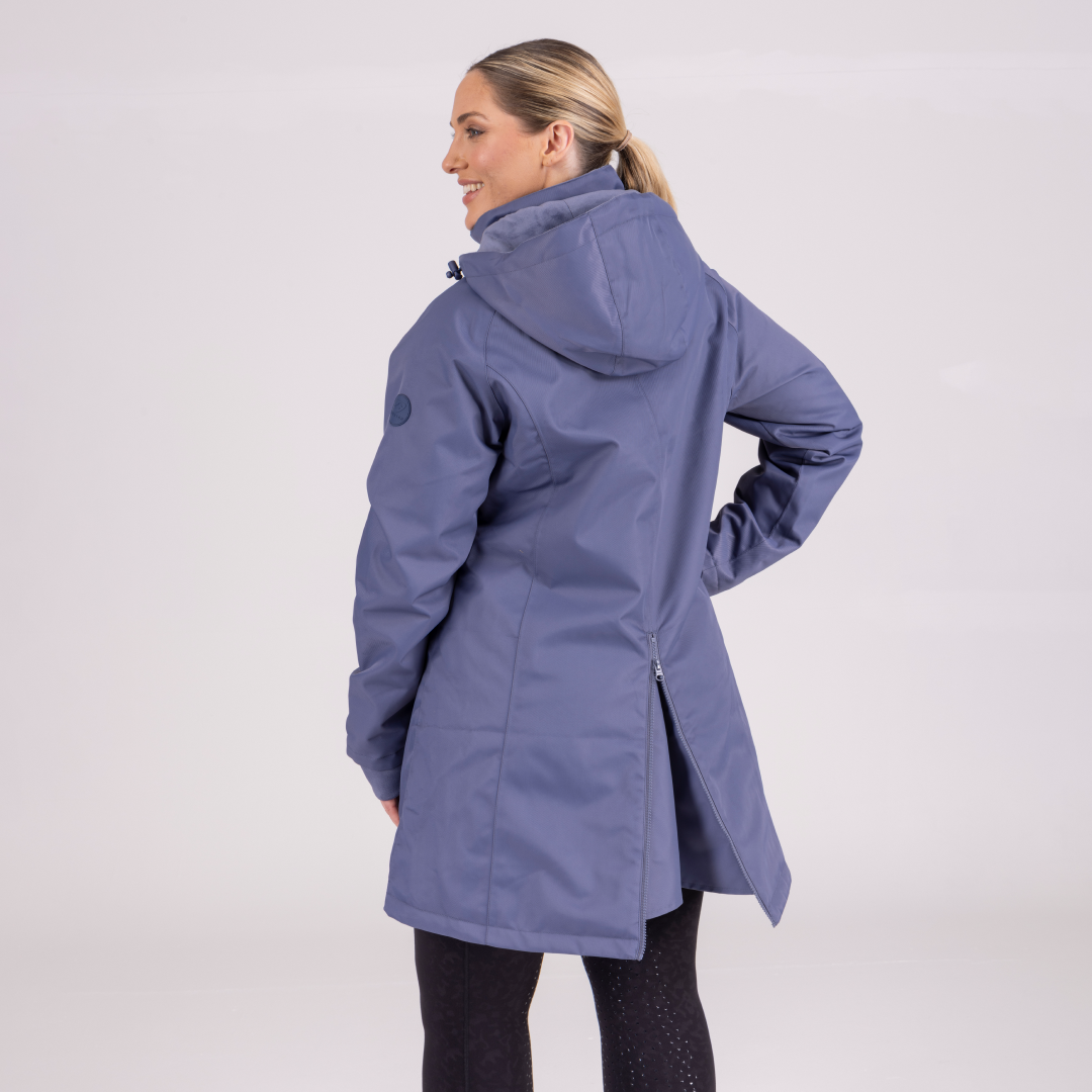 Shires Aubrion Ladies Halcyon Waterproof Coat #colour_blue