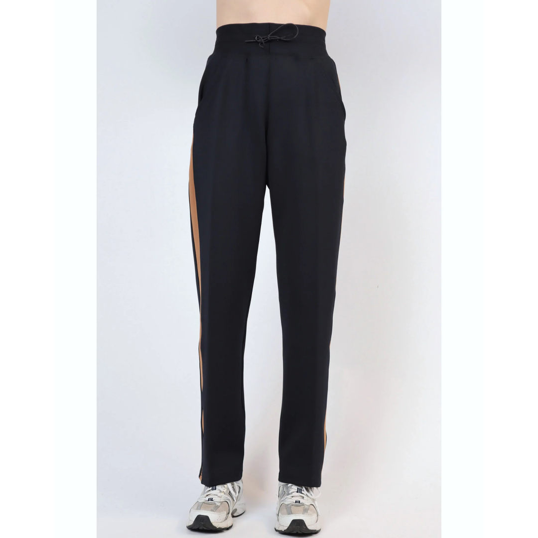 Montar Sweat Pants With Contrast Panel #colour_dark-navy