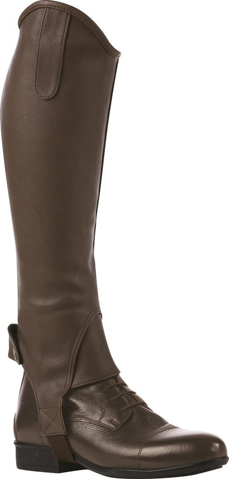 Norton Stretch Graine Half Chaps #colour_brown