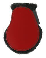 Norton Fleece Fetlock Boots #colour_red-synthetic sheep