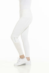 Equitheme Ladies Brigitte Silicone Seat Pull-On Breeches #colour_white