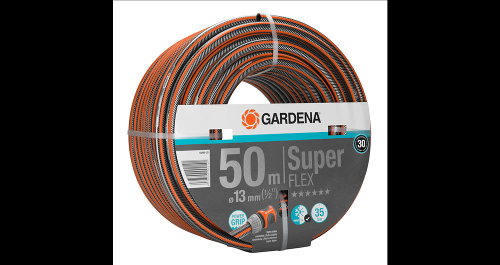 Gardena Premium SuperFLEX Hose 13mm (1/2") 50m