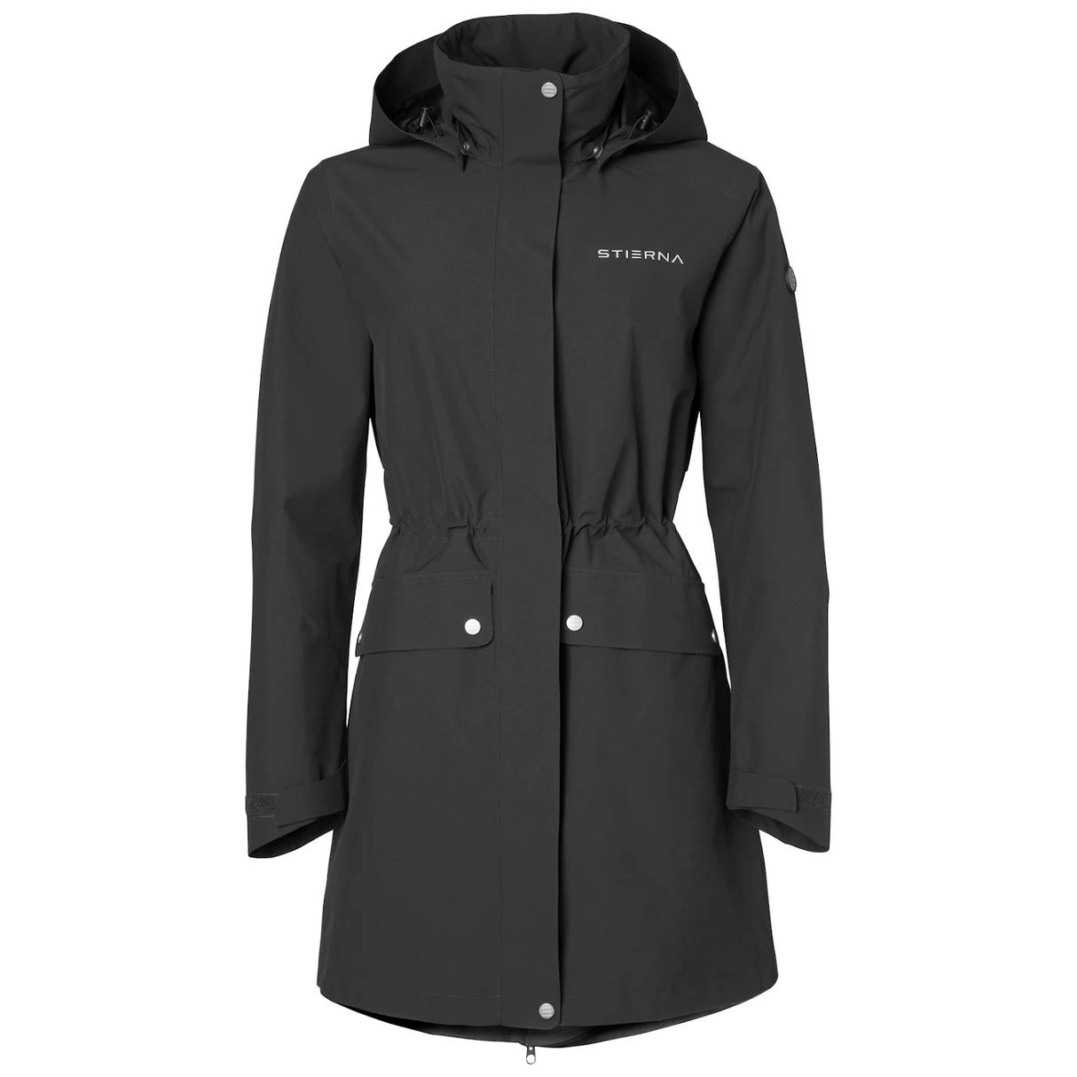 Stierna Cloud Rain Parka #colour_ebony