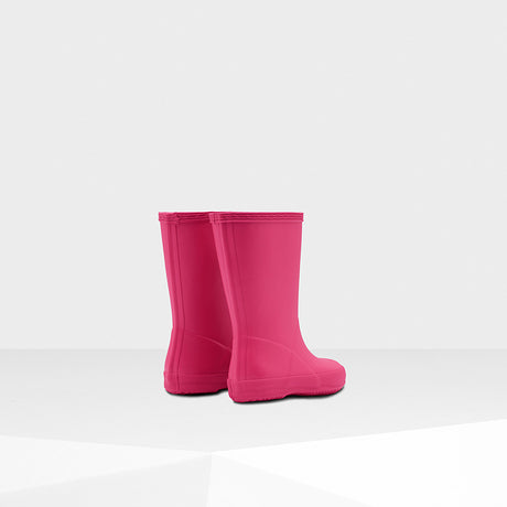 Hunter Original Kids First Classic Wellington Boots #colour_bright-pink