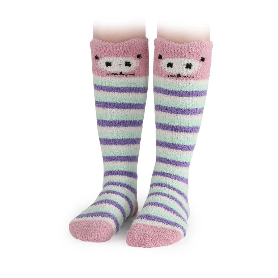 Shires Ladies Fluffy Socks #colour_pig