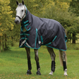 Weatherbeeta Comfitec Plus Dynamic II Combo Neck Medium/Lite #colour_black-aqua