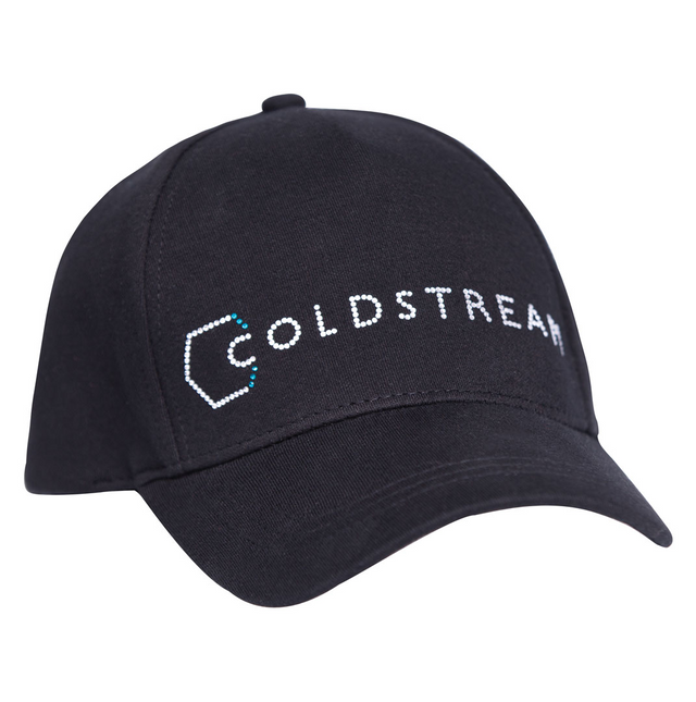 Coldstream Yarrowford Diamante Baseball Cap #colour_black