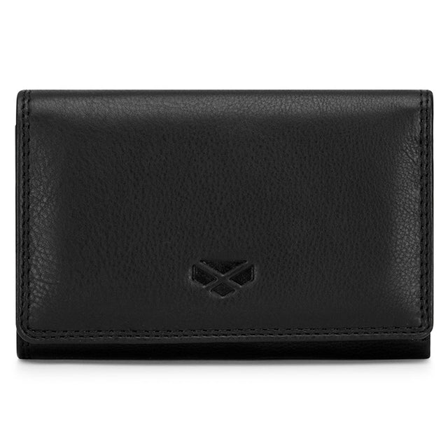 Hoggs of Fife Monarch Leather Bi Fold Purse #colour_black