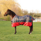 StormX Original 100g Thelwell Collection Stable Rug #colour_navy-red