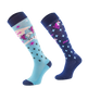 Comodo Junior Novelty Fun Socks Blue Unicorn