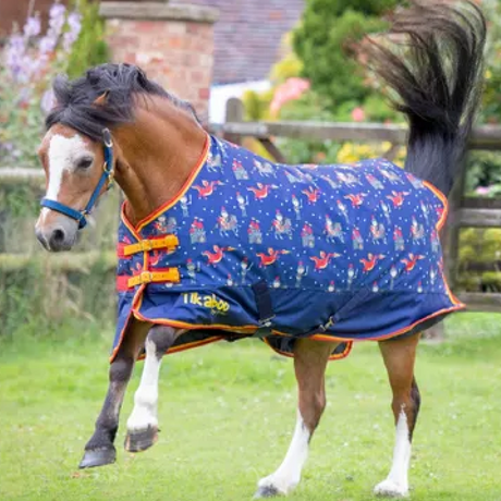 Shires Tikaboo Lite Turnout Rug #colour_prince-charming