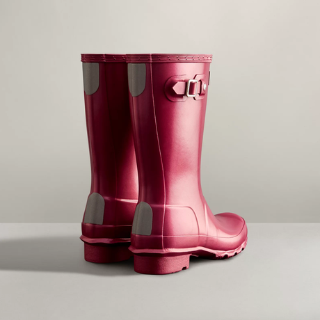 Hunter Kids Original Nebula Hayes Burgundy Wellington Boots #colour_hayes-burgundy