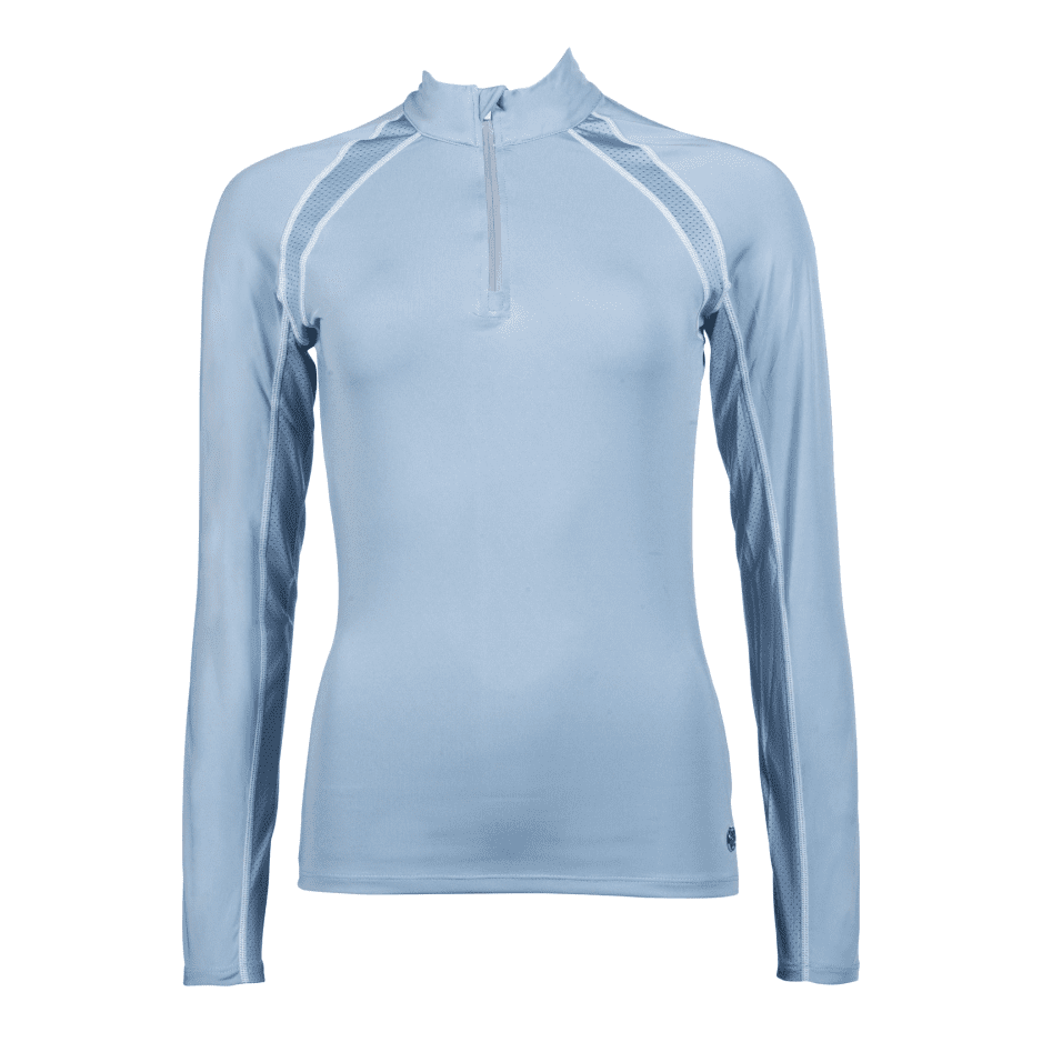 HKM Bloomsbury Long Sleeve Functional Shirt #colour_smokey-blue