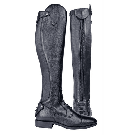 HKM Latinium Style Standard L. Width L Riding Boots #colour_black