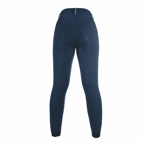 HKM Comfort Style Silicone Full Seat Riding Breeches #colour_deep-blue